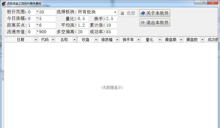 点股成金之选股利器 v1.4