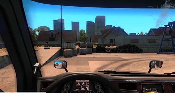 美国卡车模拟彼得579新的仪表盘MOD v2.4