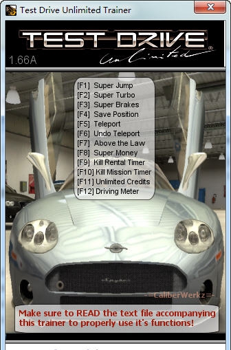 无限试驾1.66修改器 v3.8