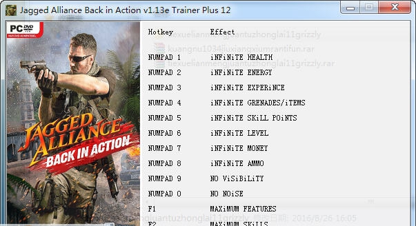 铁血联盟卷土重来十二项修改器 v3.5