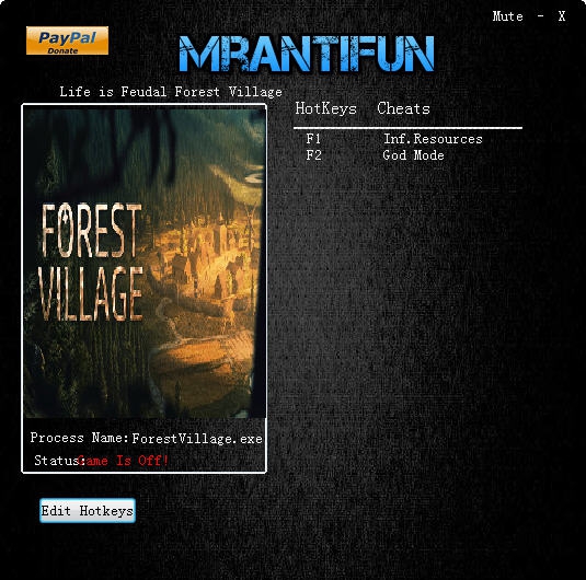 领地人生林中村落两项修改器 v3.6