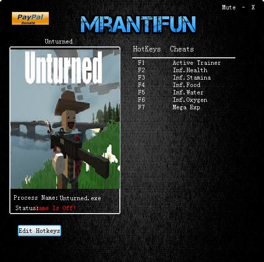 未转变者六项修改器 v3.6