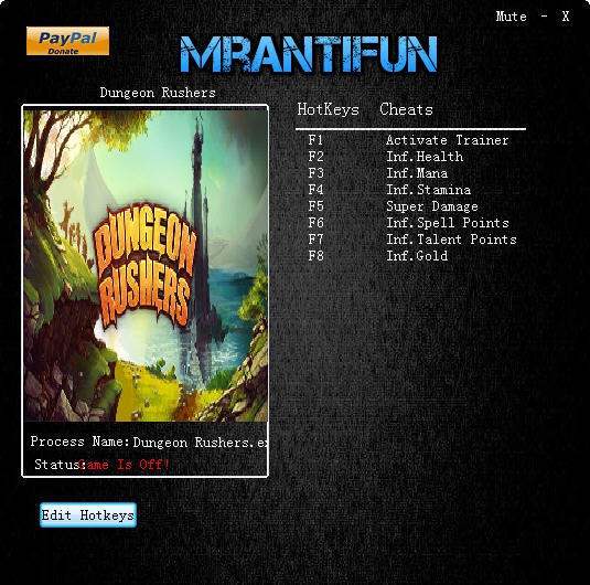 地牢争夺战八项修改器 v3.3