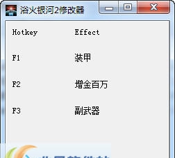 浴火银河2全高清版三项修改器 v2.4