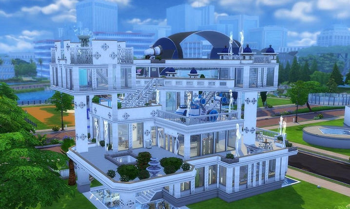 模拟人生4希腊风豪华别墅MOD v2.4