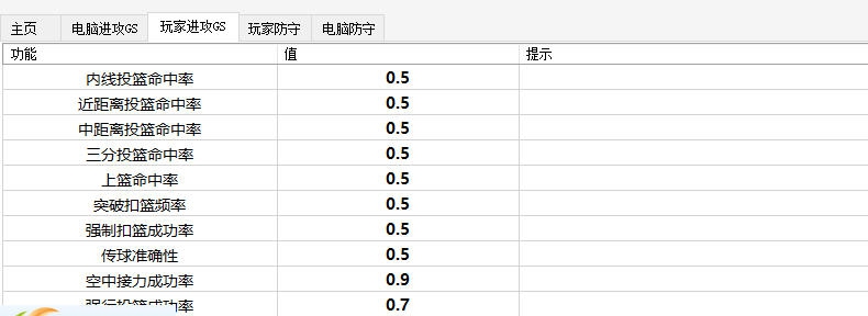 NBA2K17五十二项GS修改器 v3.7