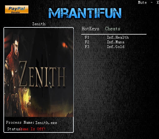Zenith三项修改器 v3.4