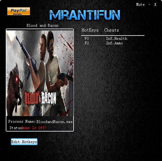 血与培根无限生命子弹修改器 v3.5