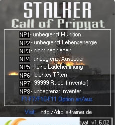 潜行者普里皮亚季的召唤八项修改器 v3.7