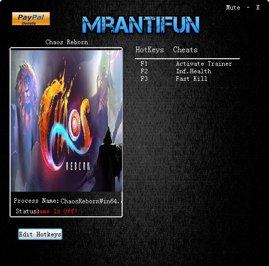 混沌重生两项修改器 v3.4