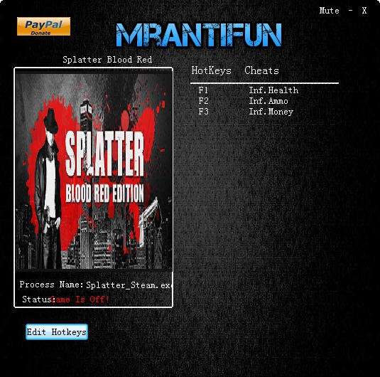 子弹飞溅血腥版无限生命子弹金钱修改器 v3.5