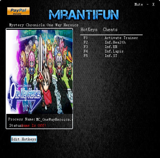神秘纪事片道勇者四项修改器 v3.5