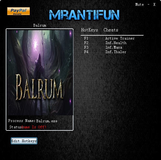 Balrum三项修改器 v3.3