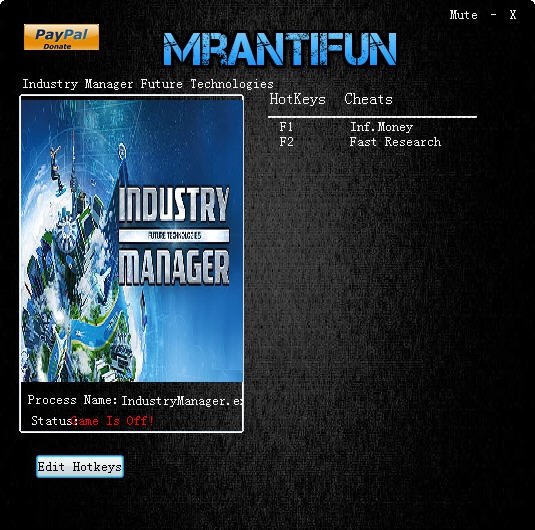 行业经理未来技术二项修改器 v3.6