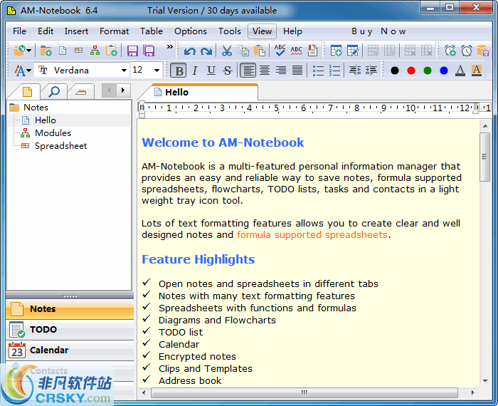 AM-Notebook v6.5.9