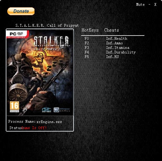 潜行者普里皮亚季的召唤五项修改器 v3.4