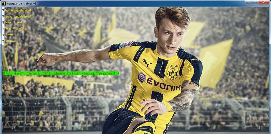 FIFA17数据修改器 v3.6