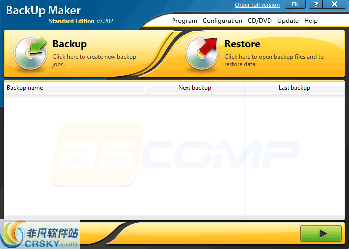BackUp Maker Standard Edition v7.507