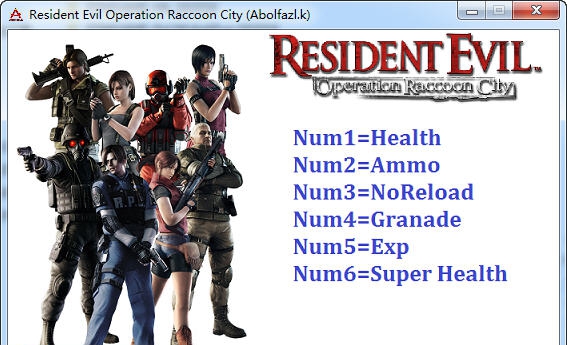 生化危机浣熊市行动六项修改器 v3.8