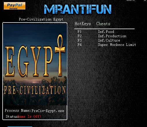 古埃及文明四项修改器 v2.5