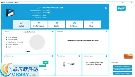 WD SSD Dashboard v2.4.0.6
