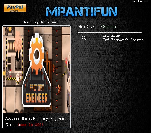 工厂工程师无限金钱科研点修改器 v3.4
