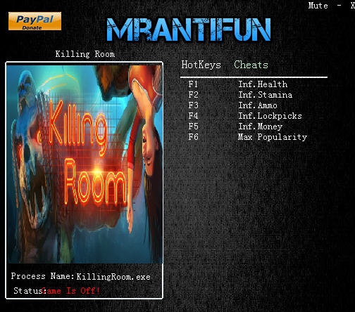 杀戮房间六项修改器 v3.5