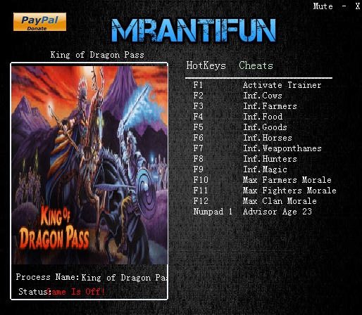 龙城之王十二项修改器 v3.5