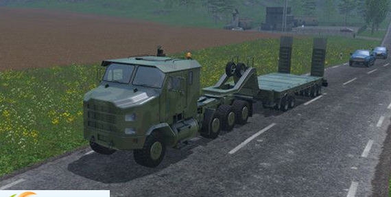 模拟农场15平板拖车MOD v2.6