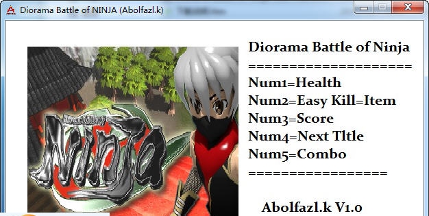 虚拟3D世界忍者之战五项修改器 v3.5