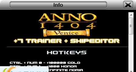 纪元1404七项修改器 v3.6