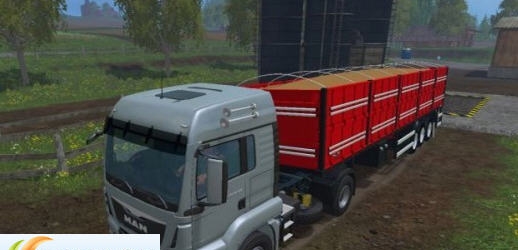 模拟农场15十五万容量超长货柜MOD v2.5