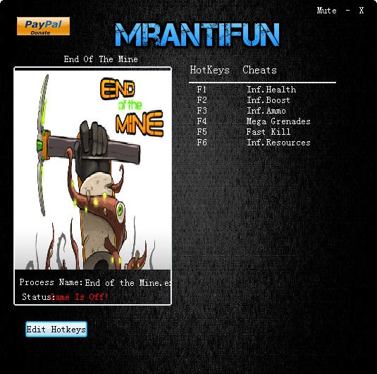 矿山尽头六项修改器 v3.4