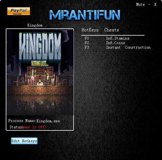 王国新大陆三项修改器 v3.6