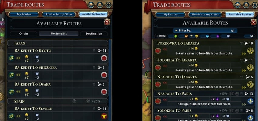 文明6商人路线排序过滤加强版MOD v2.5