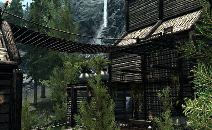 上古卷轴5天际重制版森林小屋MOD v2.3