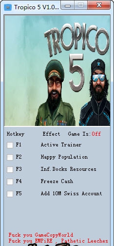 海岛大亨5四项修改器 v3.5