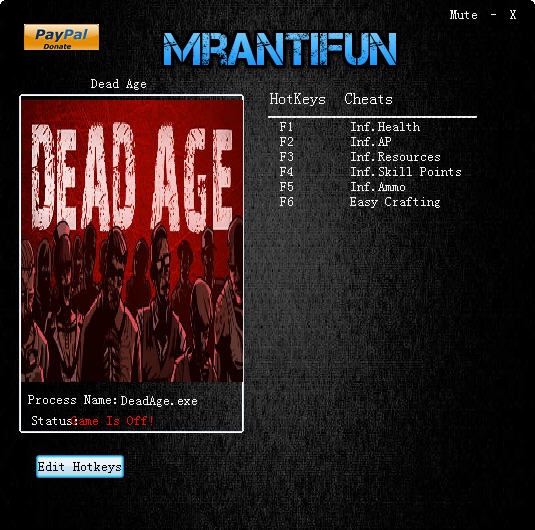 死亡年代六项修改器 v3.6