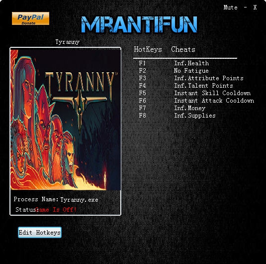 暴行八项修改器 v3.5