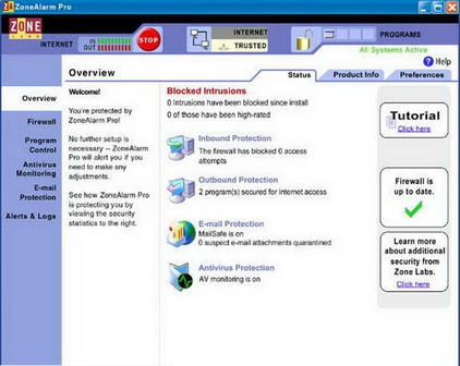 ZoneAlarm Extreme Security v15.4.260.17964