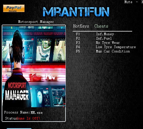 赛车经理五项修改器 v3.4