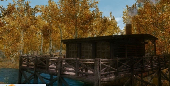 上古卷轴5天际重制版裂谷城钓鱼小屋MOD v2.3