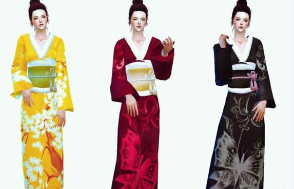 模拟人生4女性和服MOD v2.5