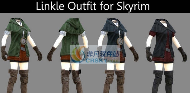 上古卷轴5天际重制版塞尔达无双林克套装MOD v2.6