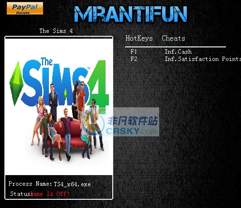 模拟人生4两项修改器 v3.5