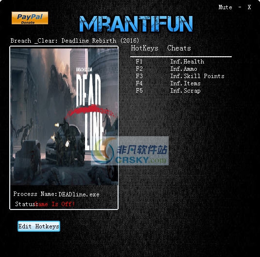 火线突破最终时刻五项修改器 v3.7