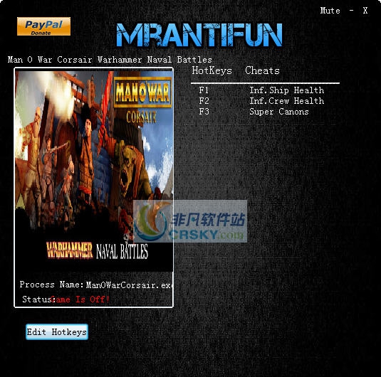 斗士海盗船三项修改器 v3.6