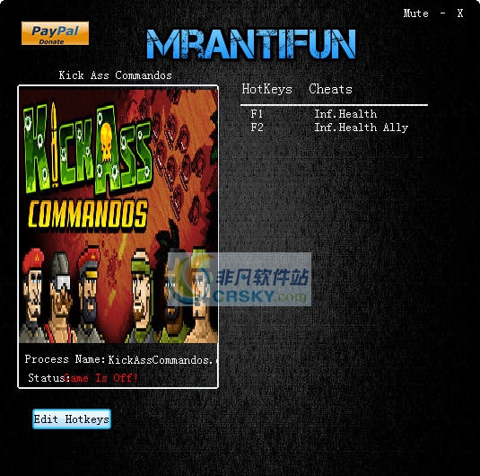 超强敢死队两项修改器 v3.4