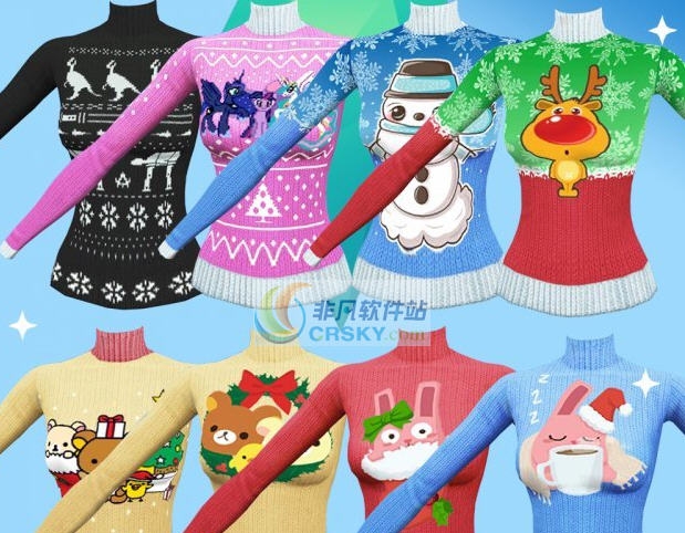 模拟人生4可爱毛线服装MOD v2.4