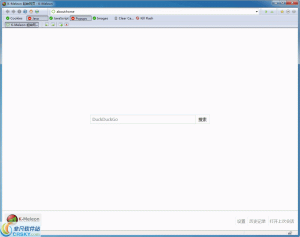 快速浏览器 K-MeleonCCF ME v76.5